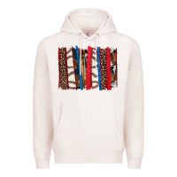 Pale Pink Baseball brushstroke Premium Hoodie - HowdyJamesFarm