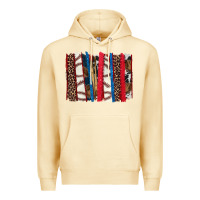 Pina Colada Baseball brushstroke Premium Hoodie - HowdyJamesFarm