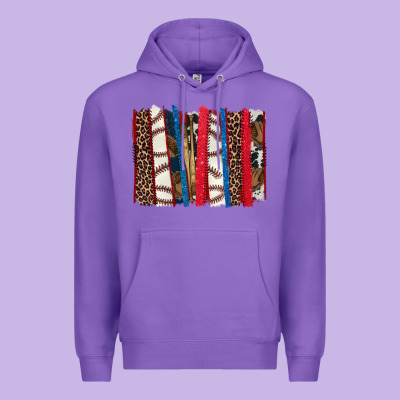 Baseball Brushstroke Premium Hoodie Designed By Howdyjamesfarm