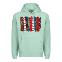 Seafoam Baseball brushstroke Premium Hoodie - HowdyJamesFarm