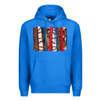 True Royal Baseball brushstroke Premium Hoodie - HowdyJamesFarm