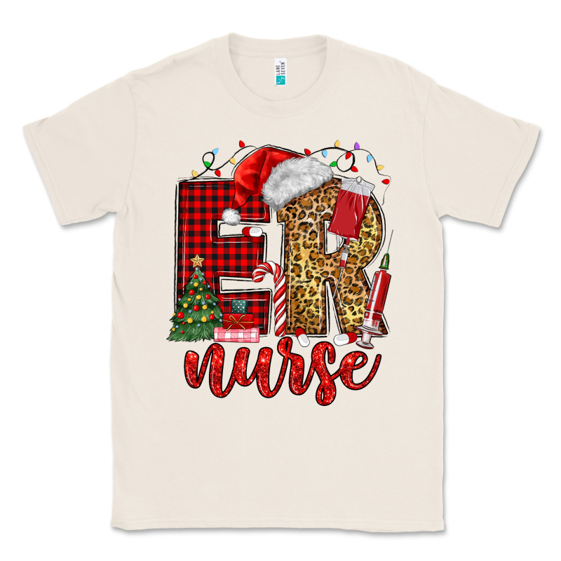 Er Nurse Christmas Classic Tee by MaliasSmallBusiness | Teevron
