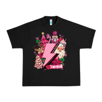 Black pink christmas lightning bolt Urban Heavy Tee - MaliasSmallBusiness