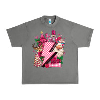 Tornado pink christmas lightning bolt Urban Heavy Tee - MaliasSmallBusiness