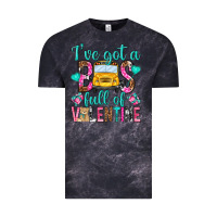 Cloud Black ive got a bus full of valentine Vintage Tee - NancyCooperArtShop