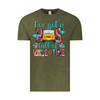 Vintage Olive ive got a bus full of valentine Vintage Tee - NancyCooperArtShop