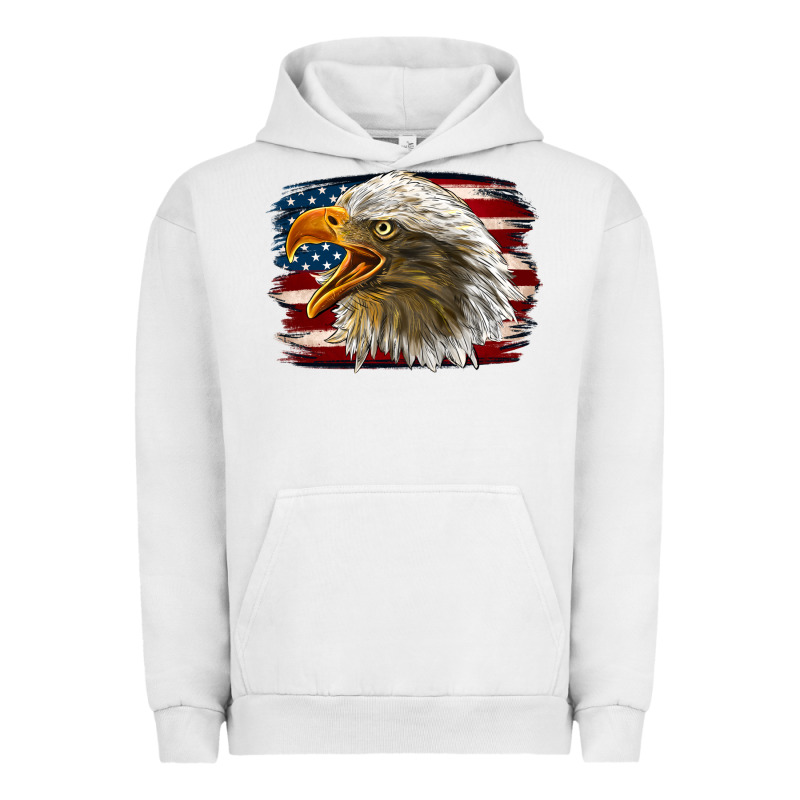 Western American Flag Eagle Urban Hoodie by LillyAllenDesigns | Teevron