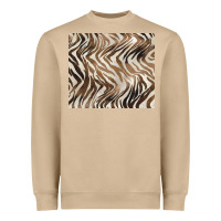 Brown Zebra Heavyweight Sweatshirt | Teevron