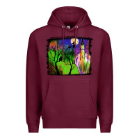 Burgundy halloween background Premium Hoodie - JahusDesignShop