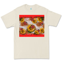 Bone ladybug sunflower Premium Tee - BarkalooDesign