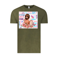 Vintage Olive positive affirmations girl Vintage Tee - MaliasSmallBusiness