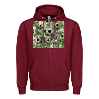Burgundy Soccer tumbler Zipper Hoodie - HowdyJamesFarm