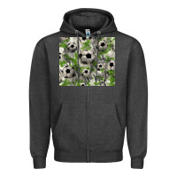 Charcoal Heather Soccer tumbler Zipper Hoodie - HowdyJamesFarm