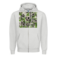 Dove Grey Soccer tumbler Zipper Hoodie - HowdyJamesFarm