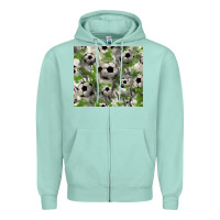 Seafoam Soccer tumbler Zipper Hoodie - HowdyJamesFarm