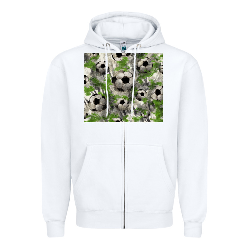 Soccer Tumbler Zipper Hoodie by HowdyJamesFarm | Teevron