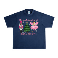 Navy the most wonderful time of the year Urban Heavy Tee - MaliasSmallBusiness