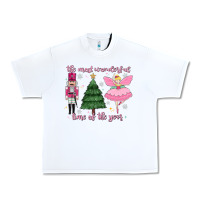 White the most wonderful time of the year Urban Heavy Tee - MaliasSmallBusiness