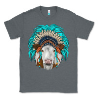 Charcoal Heather simmental indian headdress Classic Tee - JahusDesignShop