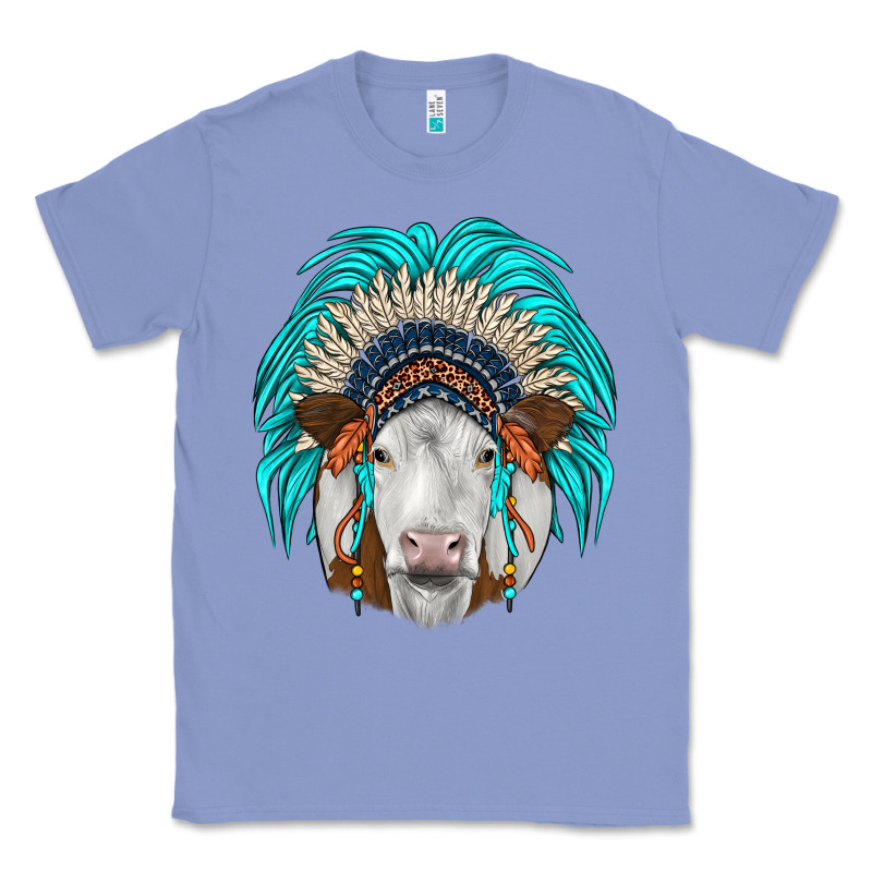 Simmental Indian Headdress Classic Tee by JahusDesignShop | Teevron