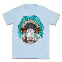Dusty Blue simmental indian headdress Classic Tee - JahusDesignShop