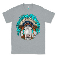 Heather Grey simmental indian headdress Classic Tee - JahusDesignShop