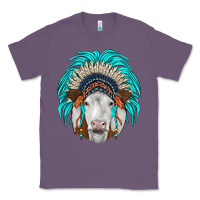 Lavender simmental indian headdress Classic Tee - JahusDesignShop