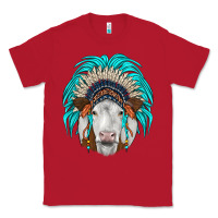 Red simmental indian headdress Classic Tee - JahusDesignShop