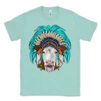 Seafoam simmental indian headdress Classic Tee - JahusDesignShop