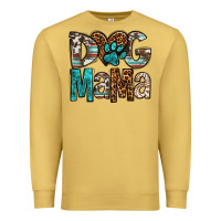 Antique Gold dog mama Premium Sweatshirt - OliviaCreatesArt
