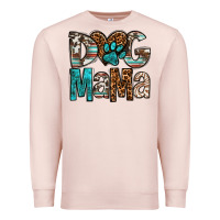 Pale Pink dog mama Premium Sweatshirt - OliviaCreatesArt