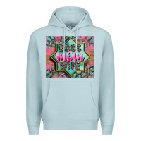 Blue Mist Boss mom wife Premium Hoodie - CowGirlArtShop
