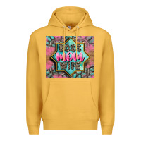 Mustard Boss mom wife Premium Hoodie - CowGirlArtShop