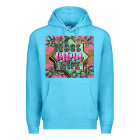 Ocean Blue Boss mom wife Premium Hoodie - CowGirlArtShop