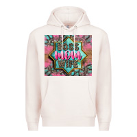 Pale Pink Boss mom wife Premium Hoodie - CowGirlArtShop