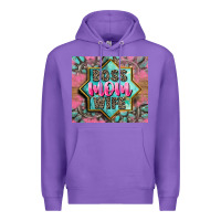Purple Boss mom wife Premium Hoodie - CowGirlArtShop