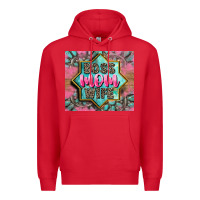 Red Boss mom wife Premium Hoodie - CowGirlArtShop