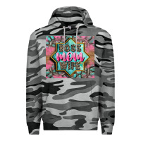 Slate Camo Boss mom wife Premium Hoodie - CowGirlArtShop