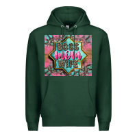 Sports Green Boss mom wife Premium Hoodie - CowGirlArtShop