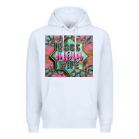 White Boss mom wife Premium Hoodie - CowGirlArtShop