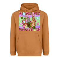 Meerkat Easter eggs bunnys basket Heavyweight Hoodie - OliviaCreatesArt