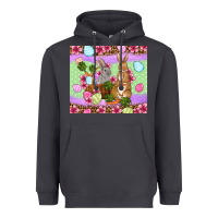 Smoke Easter eggs bunnys basket Heavyweight Hoodie - OliviaCreatesArt