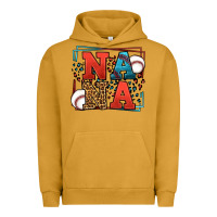 Pigment Peanut Butter Baseball nana leopard frame Urban Hoodie - LillyAllenDesigns