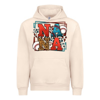 Sandshell Baseball nana leopard frame Urban Hoodie - LillyAllenDesigns