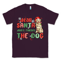Plum dear santa dont forget the dog Classic Tee - MaliasSmallBusiness