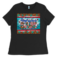 Black American babe leopard gemstone Ladies Tee - Artiststas
