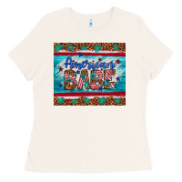 Bone American babe leopard gemstone Ladies Tee - Artiststas