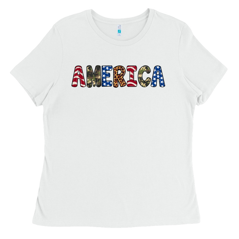 America 4th Of July Ladies Tee by Artiststas | Teevron