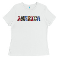 White america 4th of july Ladies Tee - Artiststas