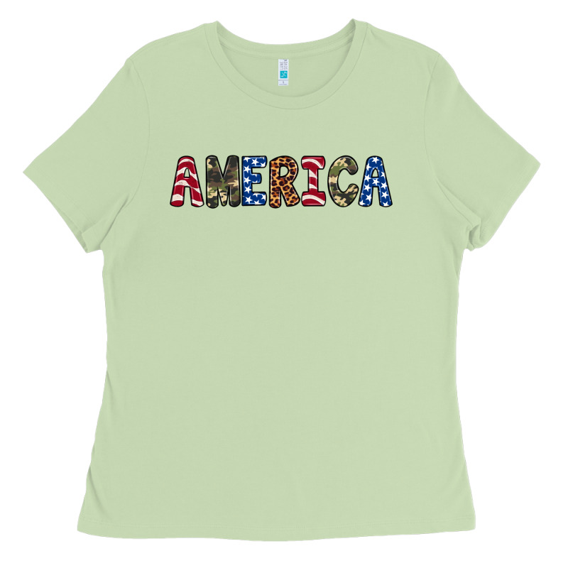 America 4th Of July Ladies Tee by Artiststas | Teevron